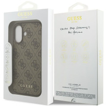GUESS case for IPHONE 17 GUHCP17SG4GFBR (PU 4G Classic) brown