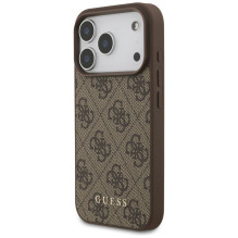 GUESS case for IPHONE 17 Pro GUHCP17LG4GFBR (PU 4G Classic) brown