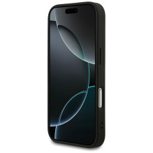 GUESS dėklas, skirtas IPHONE 17 Pro GUHCP17LG4GFGR (PU 4G Classic), juodas