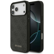 GUESS dėklas, skirtas IPHONE 17 Pro Max GUHCP17XG4GFGR (PU 4G Classic), rudas