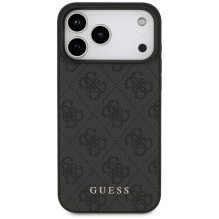 GUESS dėklas, skirtas IPHONE 17 Pro Max GUHCP17XG4GFGR (PU 4G Classic), rudas