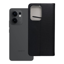 Flip case for Oppo Reno 13F 4G / 5G Smart Case Book black Flip case for Oppo Reno 13F 4G / 5G Smart Case Book black