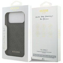 GUESS dėklas, skirtas IPHONE 17 Pro Max GUHCP17XG4GFGR (PU 4G Classic), rudas