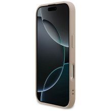 GUESS dėklas, skirtas IPHONE 17 GUHCP17SG4GFPI (PU 4G Classic), rožinis
