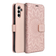 MEZZO Book case for SAMSUNG A13 5G / A04S mandala rose gold