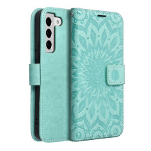 MEZZO Book case for SAMSUNG S22 mandala green MEZZO Book case for SAMSUNG S22 mandala green