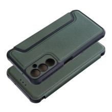 Atverčiamas dėklas, skirtas „Samsung A05s Razor Book“, tamsiai žalias Atverčiamas dėklas, skirtas „Samsung A05s Razor Book“, tamsiai žalias