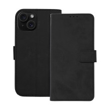 Flip case for iPhone 15 Tender Book black Flip case for iPhone 15 Tender Book black