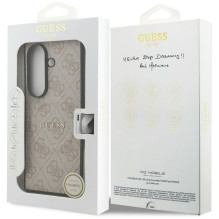 GUESS dėklas, skirtas SAMSUNG Z Fold7 GUHMZFD7P4MSEGCP (magnetinis 4G PU W / klasikinis), rožinis