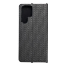Atverčiamas dėklas, skirtas „Samsung S22 ULTRA Luna Book“, anglies juodumo spalvos Atverčiamas dėklas, skirtas „Samsung S22 ULTRA Luna Book“, anglies juodumo spalvos