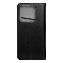 Atverčiamas dėklas Xiaomi Redmi NOTE 14 5G Smart Magneto, juodas Atverčiamas dėklas Xiaomi Redmi NOTE 14 5G Smart Magneto, juodas