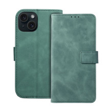 Flip case for iPhone 15 Tender Book green Flip case for iPhone 15 Tender Book green