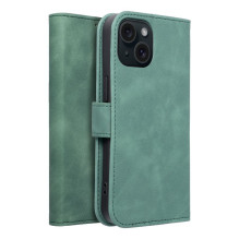 Flip case for iPhone 15 Tender Book green Flip case for iPhone 15 Tender Book green