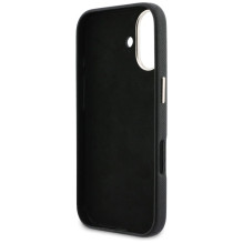 GUESS dėklas, skirtas IPHONE 17 GUHCP17S5PS4RGGK (PU FW Resin Logo) juodas