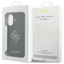 GUESS case for IPHONE 17 GUHCP17S5PS4RGGK (PU FW Resin Logo) black