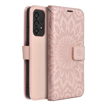 MEZZO Book case for SAMSUNG A33 5G mandala rose gold MEZZO Book case for SAMSUNG A33 5G mandala rose gold