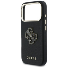 GUESS case for IPHONE 17 Pro GUHCP17L5PS4RGGK (PU FW Resin Logo) black
