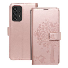 MEZZO Book case for SAMSUNG A53 5G tree rose gold MEZZO Book case for SAMSUNG A53 5G tree rose gold