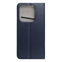Atverčiamas dėklas Xiaomi Redmi NOTE 14 5G Smart Magneto tamsiai mėlynas