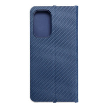 Atverčiamas dėklas, skirtas „Samsung A53 5G Luna Book“, anglies mėlynos spalvos