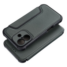 Flip case for iPhone 16 PLUS Razor Book dark green Flip case for iPhone 16 PLUS Razor Book dark green