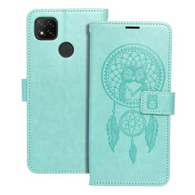 MEZZO dėklas, skirtas XIAOMI Redmi 9C / 9C NFC sapnų gaudyklei, žalias MEZZO dėklas, skirtas XIAOMI Redmi 9C / 9C NFC sapnų gaudyklei, žalias