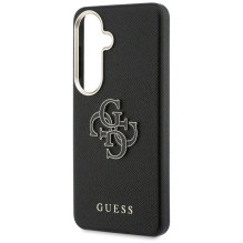 GUESS dėklas, skirtas SAMSUNG S26 GUHCS26S5PS4RGGK (grūduotas didelis 4G metalinis logotipas), juodas