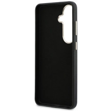 GUESS dėklas, skirtas SAMSUNG S26 GUHCS26S5PS4RGGK (grūduotas didelis 4G metalinis logotipas), juodas