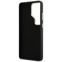 GUESS dėklas, skirtas SAMSUNG S26 Ultra GUHCS26L5PS4RGGK (grūduotas didelis 4G metalinis logotipas), juodas