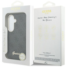 GUESS case for SAMSUNG S26 GUHMS26S5P4FWMSK (4G Script MagSafe) black