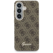 GUESS case for SAMSUNG S26 GUHMS26S5P4FWMSW (4G Script MagSafe) brown