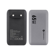 Telefono įkroviklis Forcell F-Energy Ultra Slim GaN III 2 x USB C + USB A QC4.0 PD 4A 65W VT-47 pilkas 0INT Telefono įkroviklis Forcell F-Energy Ultra Slim GaN III 2 x USB C + USB A QC4.0 PD 4A 65W VT-47 pilkas 0INT