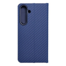 Flip case for Samsung S24 Luna Book Carbon blue