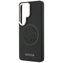 GUESS dėklas, skirtas SAMSUNG S26 Ultra GUHMS26L5PG4SRGK (perforuotas MagSafe logotipas), juodas