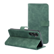 Atverčiamas dėklas, skirtas „Samsung A05s Tender Book“, žalias Atverčiamas dėklas, skirtas „Samsung A05s Tender Book“, žalias