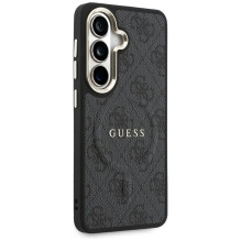 GUESS dėklas, skirtas SAMSUNG S26 GUHMS26SP4MSEGCK (4G reljefinis MagSafe žiedas), juodas