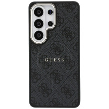 GUESS dėklas, skirtas SAMSUNG S26 Ultra GUHMS26LP4MSEGCK (4G įspaustas MagSafe žiedas), juodas