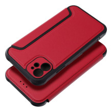 Etui z klapką na iPhone 16e (SE 4 2025) Razor Book czerwone Etui z klapką na iPhone 16e (SE 4 2025) Razor Book czerwone