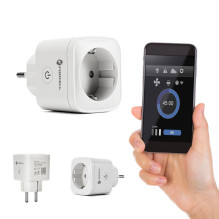FORCELL F-ENERGY EU02 Smart Plug 230V with WiFi, programmer and Tuya / Amazon Alexa support - white FORCELL F-ENERGY EU02 Smart Plug 230V with WiFi, programmer and Tuya / Amazon Alexa support - white