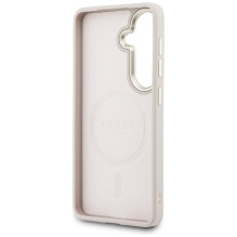 GUESS dėklas, skirtas SAMSUNG S26 GUHMS26SP4MSEGCP (4G reljefinis MagSafe žiedas), rožinis GUESS dėklas, skirtas SAMSUNG S26 GUHMS26SP4MSEGCP (4G reljefinis MagSafe žiedas), rožinis