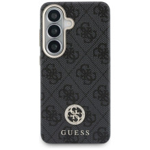 GUESS case for SAMSUNG S26 GUHMS26SP4GRMDEK (4G Rhinestone Round Logo MagSafe) black