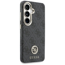 GUESS case for SAMSUNG S26 GUHMS26SP4GRMDEK (4G Rhinestone Round Logo MagSafe) black