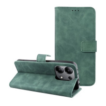 Atverčiamas dėklas Xiaomi Redmi NOTE 13 4G Tender Book, žalias