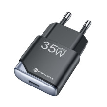 Telefono įkroviklis Forcell F-Energy Ultra Slim GaN III USB C PD QC4.0 3A 35W B135101-E juodas Telefono įkroviklis Forcell F-Energy Ultra Slim GaN III USB C PD QC4.0 3A 35W B135101-E juodas