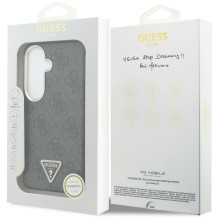 GUESS case for SAMSUNG S26 GUHMS26SP4GTDGMK (4G Triangle Logo MagSafe) black
