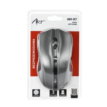 ART belaidė kompiuterio pelė 2,4G 1000 dpi AM-97 sidabrinė