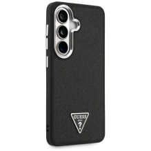 GUESS case for SAMSUNG S26 GUHMS26SPFGTSCMK (Fixed Glitter Triangle MagSafe) black
