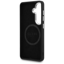 GUESS case for SAMSUNG S26 GUHMS26SPFGTSCMK (Fixed Glitter Triangle MagSafe) black