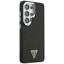 GUESS case for SAMSUNG S26 Ultra GUHMS26LPFGTSCMK (Fixed Glitter Triangle MagSafe) black