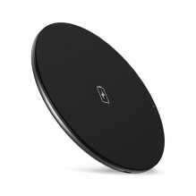 Wireless charger Forcell F-Energy Qi QC 15W + data cable USB C to USB A black